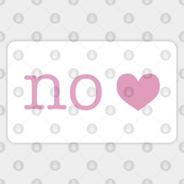 no <3 Magnet by SRSigs